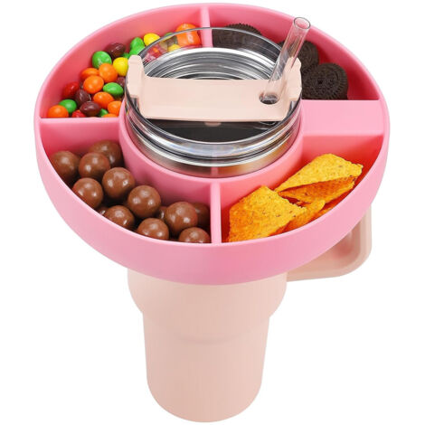 Bol à goûter en silicone pour Coupe Stanley 40 oz avec poignée, plateau à goûter réutilisable. (1/5)