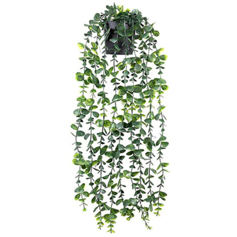 1 plante artificielle suspendue, plante artificielle suspendue, plante en pot artificielle, fausse plante de lierre (1/5)