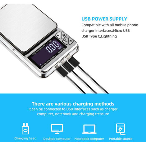 Balance numérique de haute précision 600/0.01g affichage LCD étanche ...
