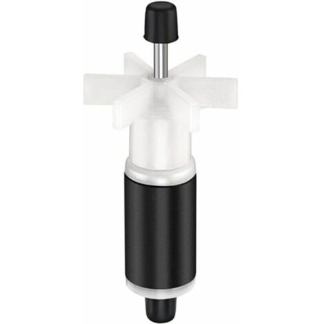 Turbine de rechange pour pompe à eau, rotor de rechange pour filtre de réservoir d'aquarium pour pompe de bassin - Noir