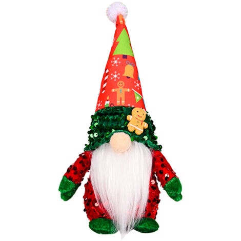Décorations en peluche - Décorations de Noël pour la maison, elfes et nains de jardin