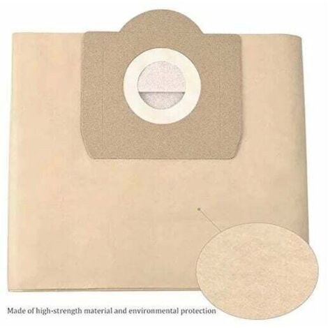 Sacs aspirateur Karcher 6.959-130.0 WD3 WD3P MV3 – sacs filtrants papier rechange aspirateur wet & dry (5 lots) (1/4)