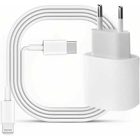 Chargeur - [Apple MFi Certifié] - Chargeur Rapide PD 20W usb c avec cable 6FT C vers Lightning Adaptateur de Chargeur de Type C pour 14/14 Plus/14 Pro/14 Pro Max/13/12/11/X/SE/iPad Pro