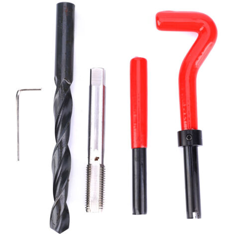 Kit De Réparation De Filetage 17 Pièces M12x1.5 - Inserts Hélicoïdaux Pour Réparation Boulons