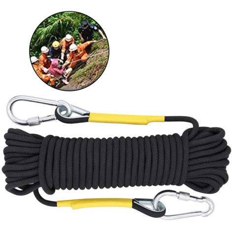 Corde D'escalade Statique VOXLOVA 10 Mm - Haute Résistance - Sécurité Extérieure