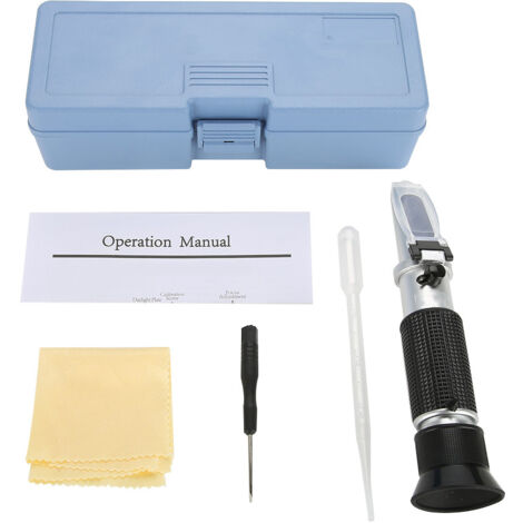 Create idea ATC Réfractomètre à gravité spécifique pour vin, sucre