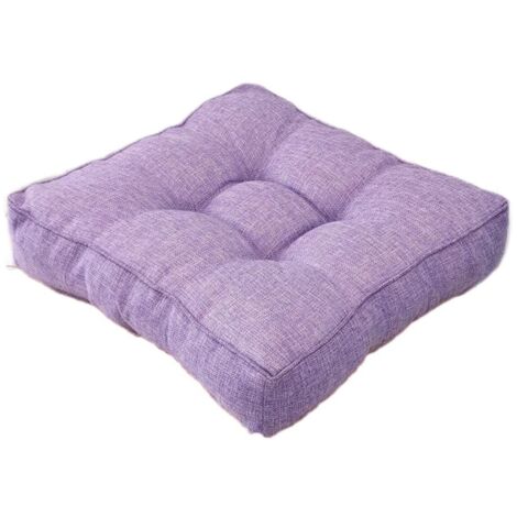 Pouf Zen Et Ethnique Épais coussin orange - méditation et yoga Chakra 2
