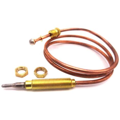 Sonde thermocouple pour brûleur à gaz, filetage M8, 600 mm, pour cheminée, barbecue, accessoires (1/4)