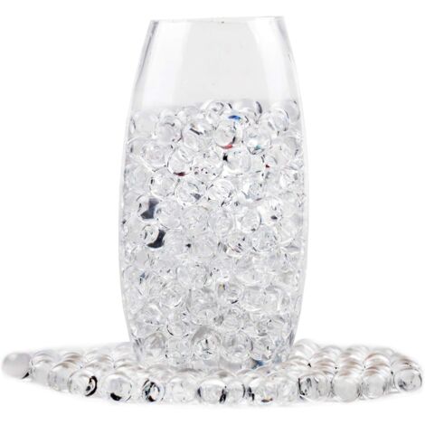 Perles d'eau pour plantes, 500 pcs Aqua Beads Gel Beads Water Gel Balls Decoration for Wedding Party, Gel Beads Water Balls for Flower Vases Decoration (1/5)