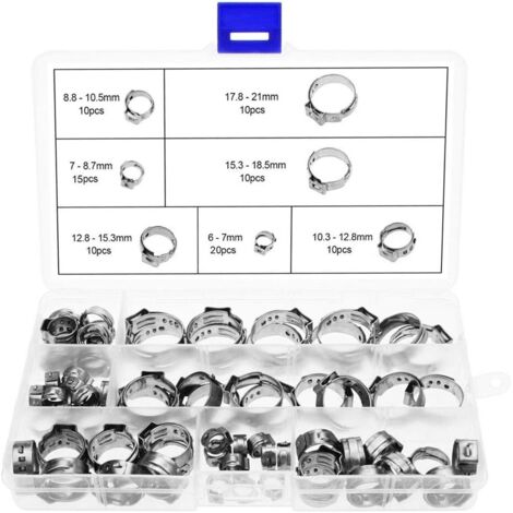 50 Clips De Verrouillage Rapide Pour Tuyaux PE - Connexion étanche, Système Filtration Eau, Installation Facile - 7