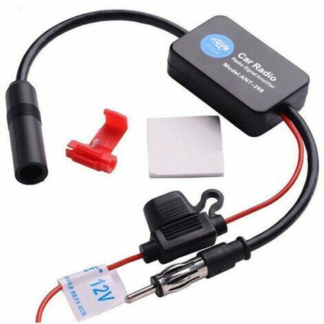 Amplificateur Antenne Voiture Amplificateur De Signal FM Anti-interférence ANT-208,88 Antenne Radio Amplifiée