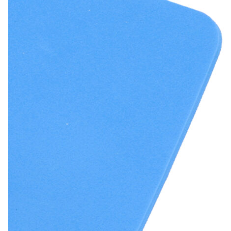 Coussin De Tabouret De Douche Antidérapant EVA Perforé - Portable Bleu