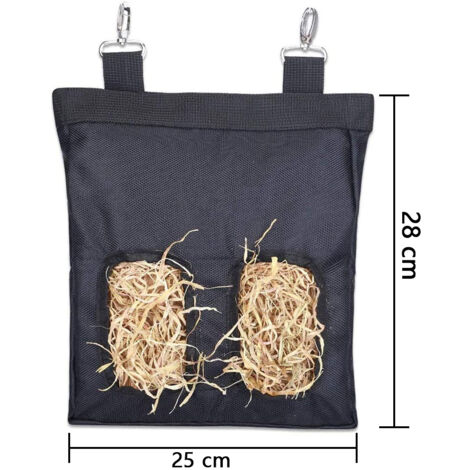 TOOAD Sac de mangeoire à foin pour lapin, rangement pour mangeoire à