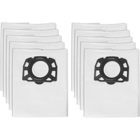 10 Pièces Sac Aspirateur Pour Karcher WD4 WD5 WD6 MV4 MV5 MV6 Avec 2 Filtre Pour Karcher 2863 0050 Wd4 Wd5 92116786