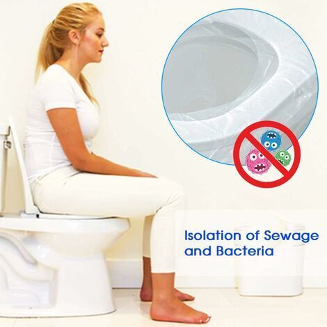 Lot De 30 Protections Jetables Pour Siège De Toilettes Publiques - Hygiène En Voyage