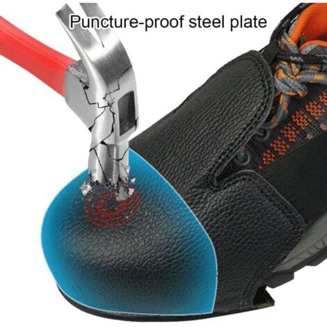 Chaussures De Sécurité Embout Acier - Anti-écrasement Et Anti-pénétration