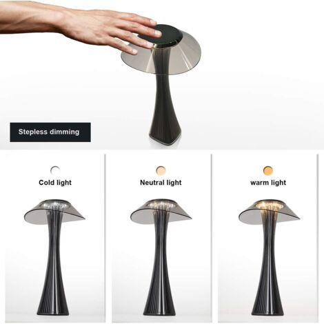 Veilleuse,Lampe De Table Led Sans Fil, Nouveau Style, Lampe De Table Avec Batterie, Lampe De Table Led à Intensité Variable