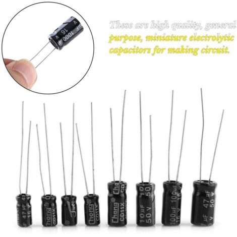 500 Unidades, 0,1uf-1000uf, 24 Tipos De Condensadores Electr | Cuotas