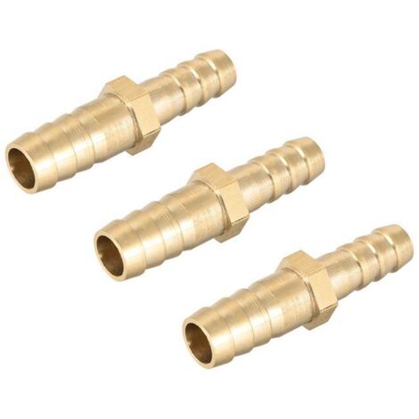 Lot 3 Raccords Réducteurs Barbes 10mm X 4mm Pour Tuyau - Neuf