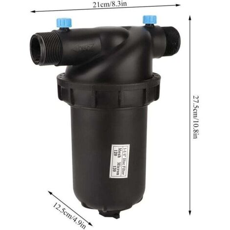 Filtre à Disque Irrigation 120 Mesh 130 Microns – 1" – Protection Haut Débit Pour Arrosage Goutte-à-Goutte Jardin & Pelouse