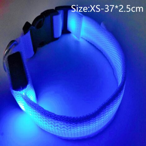 Collier Lumineux LED Rechargeable Pour Chien Collier Lumineux Reflechissant Reglable 90046410