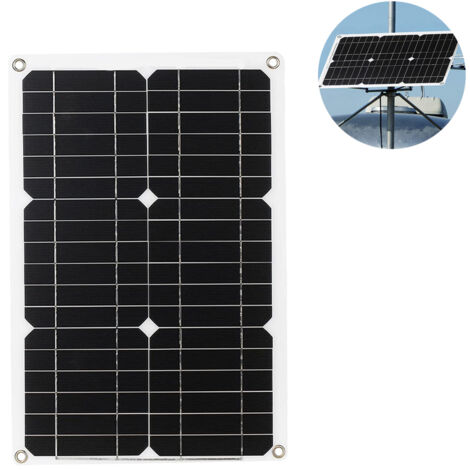 Panneau Solaire Portable 20W Pyhodi – Étanchéité IP65 – USB-C + USB – Chargeur Batterie Vélo, Rando, Camping – 5V 2A