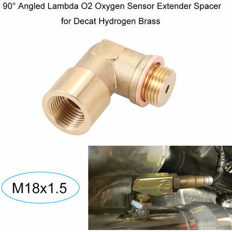 Extension Capteur Oxygène 90° M18x1.5 Acier - Entretoise O2 Haute Résistance