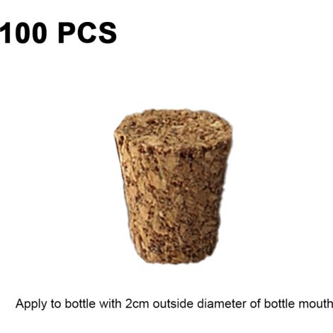 Bouchons En Liège Coniques - Lot De 10 Ou 5 Pièces, Différentes Tailles, Pour Bouteilles De Vin Et Bière