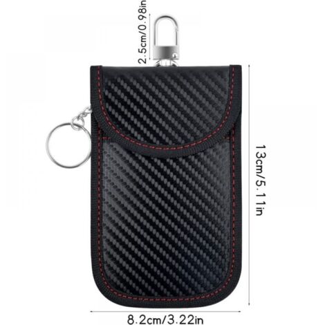 2 étuis De Protection RFID Pour Clés De Voiture - Anti-piratage Des Systèmes Sans Clé
