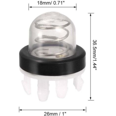 Cyclingcolors Pompe D'Amorçage 4238 350 6201 Pour Stihl TS410, TS420, BR350, BR430 - Poire Carburateur Qualité Premium