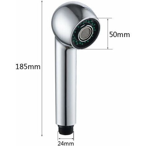 Douchette Rétractable Pour Robinet De Cuisine - Tête 2 Jets Universelle Mitigeur Évier - Remplacement Pommeau