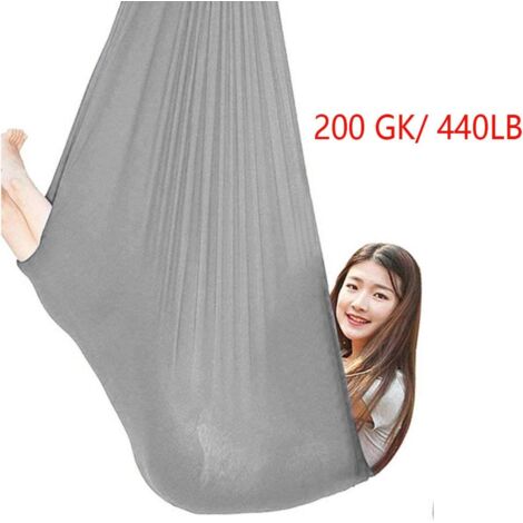 Harkla Balançoire Sensorielle – Intérieur Et Extérieur – Livré Avec Matériel Robuste Et Tissu En Nylon Doux Pour