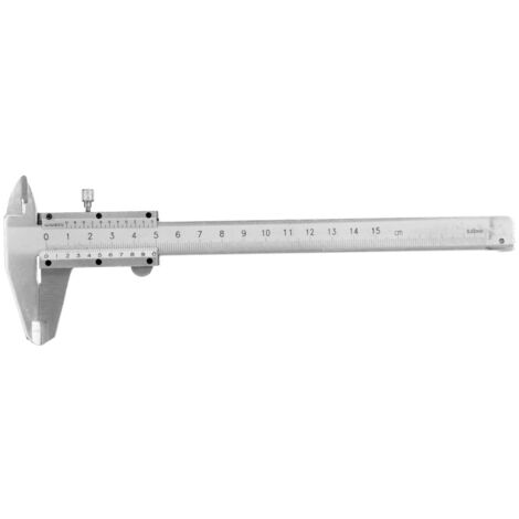 Pied à Coulisse Vernier En Acier Carbone 0-150mm | Précision 0.02mm | Pour Mesures Intérieures, Extérieures