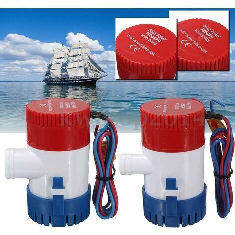 Pompe De Cale Marine Submersible 12V – 1100 GPH, Débit Puissant, Anti-corrosion, Facile à Entretenir