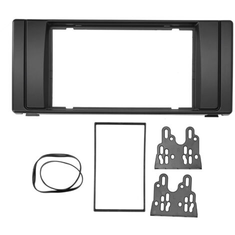 Garniture Fascia Audio de Contrôle Central 2Din Cadre du Panneau de Navigation Convient pour 5 Series E39/X5 E53 (1/5)