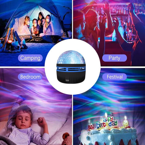 Projecteur De Ciel éToilé Pour Enfants, Projecteur De Veilleuse TéLéCommandé Avec Rotation à 360