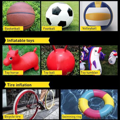 Pompe Ballon Football Basket Pompe à Main Compacte MERKAN Pour Ballons Et Matelas De Sport - Léger Et Facile à Transporter En Voyage Pompe à Air Ballon Sport Voyage