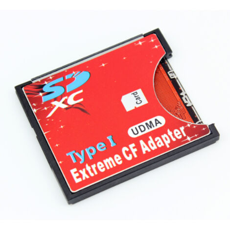 Adaptateur Wi-Fi haut débit pour carte SD vers CF Adaptateur SD MMC SDHC SDXC vers carte CF Type I (1/4)