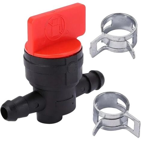Dentedeleao Robinet D'Essence Universel 8 Mm – Interrupteur Fiable Pour Scooter, Moto, Mobylette, Quad (Noir)