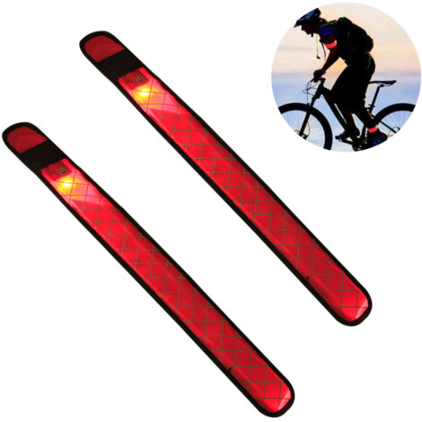 Brassard LED, bracelet clignotant réglable sangles réglables pour la