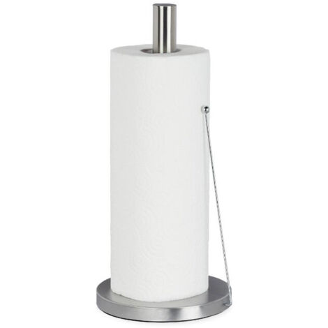 Porte-Rouleau De Cuisine Élégant En Cristal Écrasé Blanc 29 Cm - Support Essuie-Tout Swarovski Étincelant