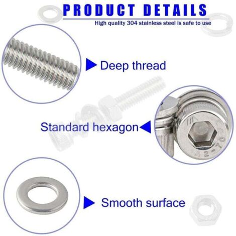Entretoises Aluminium Vis à Pas M4 M5 M6 - Lot 5pcs 20mm M6 - Colonne Entretoise Écrou Long