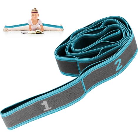 Sangle D'Étirement Yoga En Coton Naturel - Ceinture Flexible Avec Boucle Pour Pratique Confortable