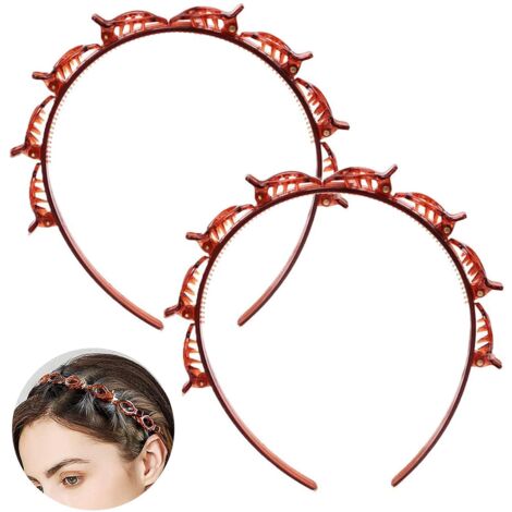 Bandeau à pinces torsadées, accessoire de coiffure pratique (1/4)