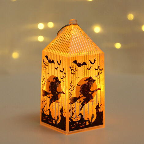 4 Pz Lanterna Di Halloween Luce Notturna A LED Lanterna Di Halloween Lanterne Decorative Per Candele All