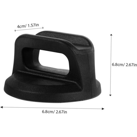 Couvercle de poignée de porte en fibre de carbone chromé ABS, noir brillant, accessoires de