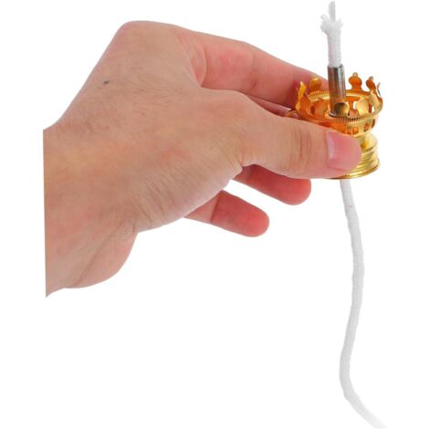 Meche Lampe à Huile KAZIS I 2 Brûleurs Avec Mèche De Rechange Pour Toutes Les Lampes Catalytiques Remplacement Lampe Berger