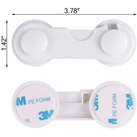 10pcs Verrous De Sécurité Pour Enfant, Sécurité Enfant Placard Reglables Bloque Tiroir Securite Enfant Dessin Anime Aucun Percage Requis 96299926 10pcs Verrous De Sécurité Pour Enfant, Sécurité Enfant Placard Reglables Bloque Tiroir Securite Enfant Dessin Anime Aucun Percage Requis 96299926