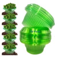 Protection Anti-escargots,10 Pcs Protections Anti-limaces,Anneaux de Protection Anti-escargots, pour Vos Plants Salades et Choux,fy