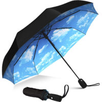 Parapluie Voyage Compact Léger Automatique Coupe-Vent